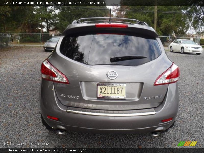 Platinum Graphite / Black 2012 Nissan Murano LE Platinum Edition