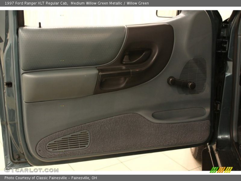 Medium Willow Green Metallic / Willow Green 1997 Ford Ranger XLT Regular Cab
