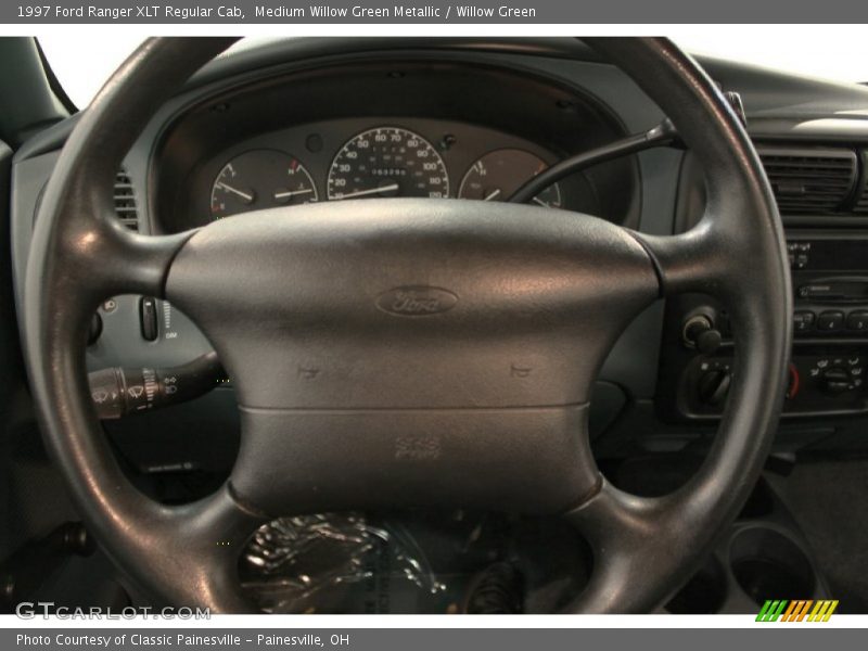 Medium Willow Green Metallic / Willow Green 1997 Ford Ranger XLT Regular Cab