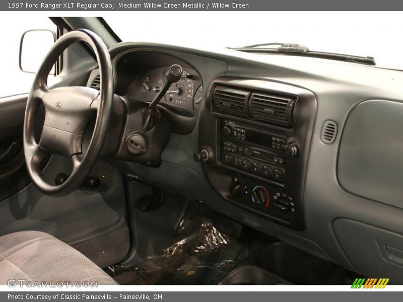 Medium Willow Green Metallic / Willow Green 1997 Ford Ranger XLT Regular Cab