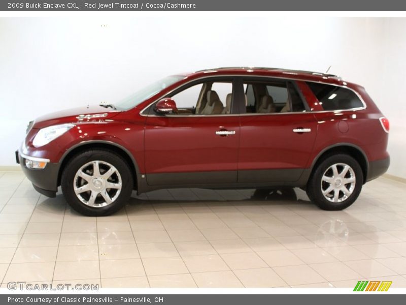 Red Jewel Tintcoat / Cocoa/Cashmere 2009 Buick Enclave CXL