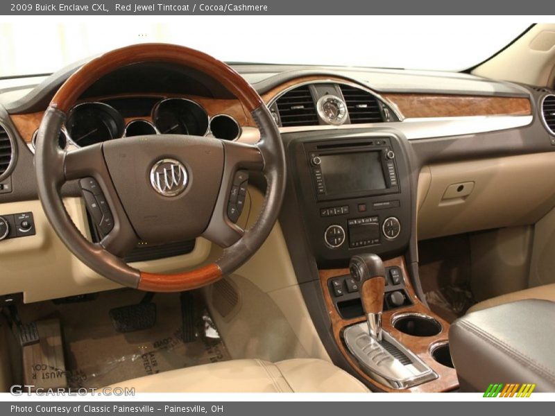 Red Jewel Tintcoat / Cocoa/Cashmere 2009 Buick Enclave CXL