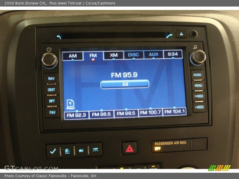 Red Jewel Tintcoat / Cocoa/Cashmere 2009 Buick Enclave CXL