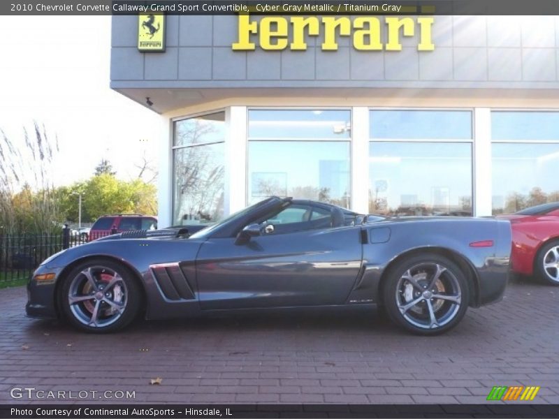  2010 Corvette Callaway Grand Sport Convertible Cyber Gray Metallic