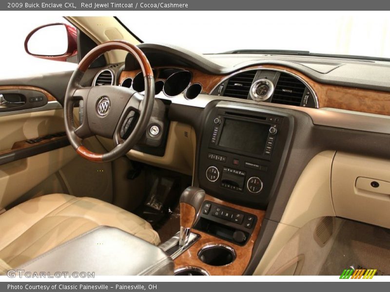 Red Jewel Tintcoat / Cocoa/Cashmere 2009 Buick Enclave CXL