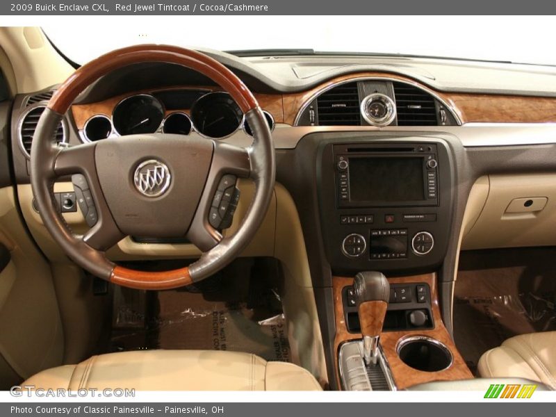 Red Jewel Tintcoat / Cocoa/Cashmere 2009 Buick Enclave CXL