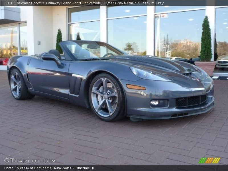 Front 3/4 View of 2010 Corvette Callaway Grand Sport Convertible