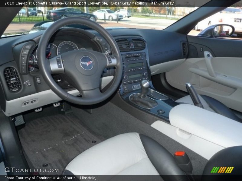 Titanium Gray Interior - 2010 Corvette Callaway Grand Sport Convertible 