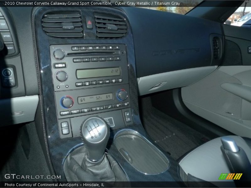 Controls of 2010 Corvette Callaway Grand Sport Convertible