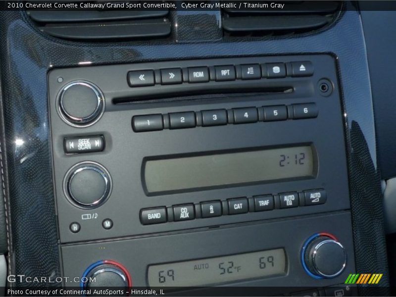 Audio System of 2010 Corvette Callaway Grand Sport Convertible