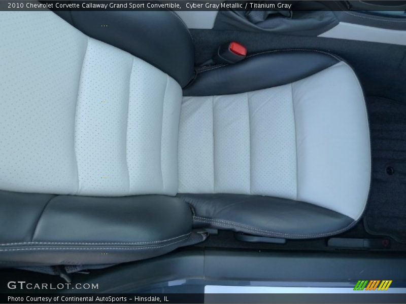  2010 Corvette Callaway Grand Sport Convertible Titanium Gray Interior