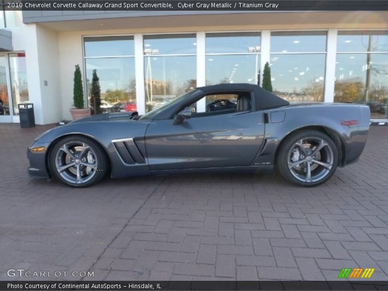  2010 Corvette Callaway Grand Sport Convertible Cyber Gray Metallic