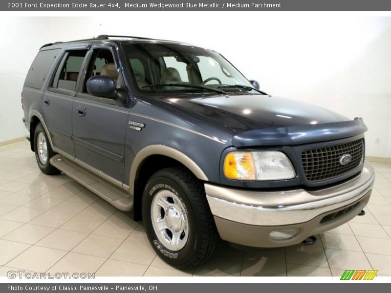Medium Wedgewood Blue Metallic / Medium Parchment 2001 Ford Expedition Eddie Bauer 4x4