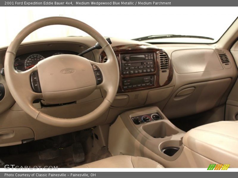 Medium Wedgewood Blue Metallic / Medium Parchment 2001 Ford Expedition Eddie Bauer 4x4