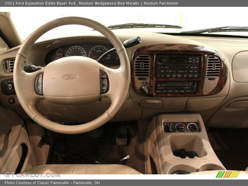 Medium Wedgewood Blue Metallic / Medium Parchment 2001 Ford Expedition Eddie Bauer 4x4
