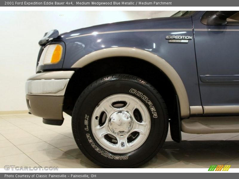 Medium Wedgewood Blue Metallic / Medium Parchment 2001 Ford Expedition Eddie Bauer 4x4