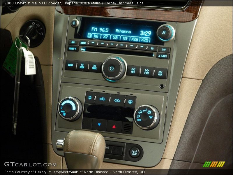 Controls of 2008 Malibu LTZ Sedan