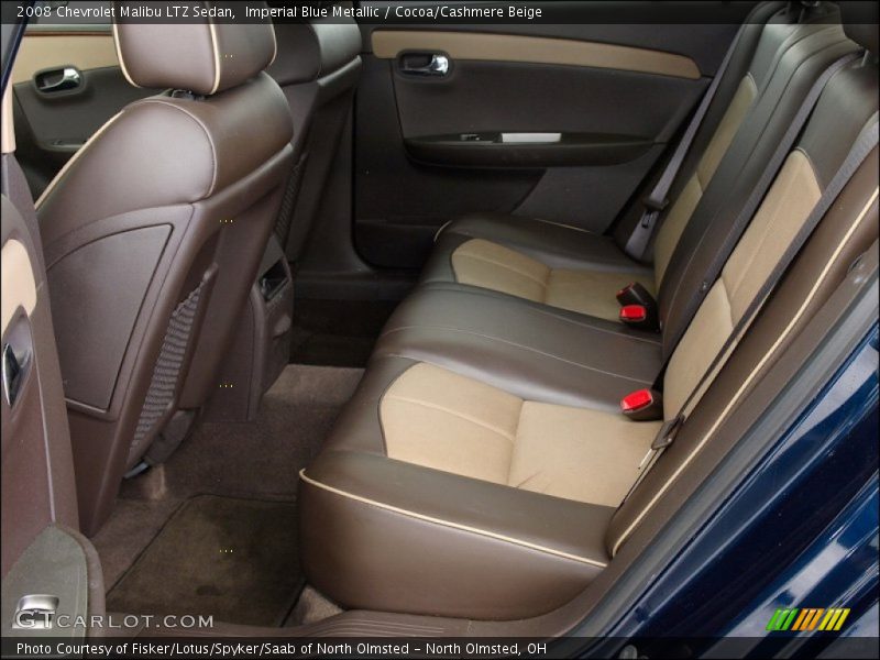  2008 Malibu LTZ Sedan Cocoa/Cashmere Beige Interior