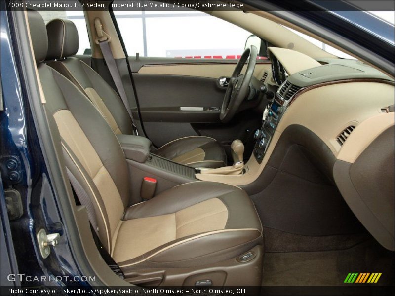  2008 Malibu LTZ Sedan Cocoa/Cashmere Beige Interior