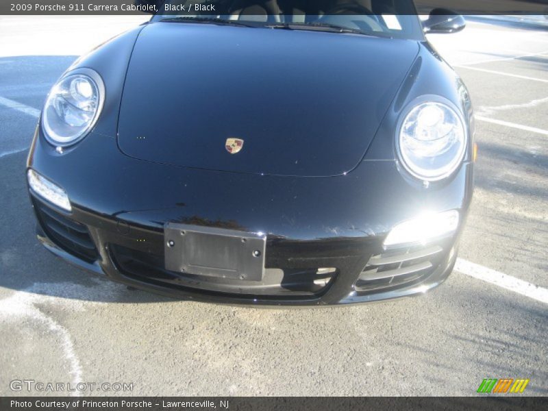 Black / Black 2009 Porsche 911 Carrera Cabriolet