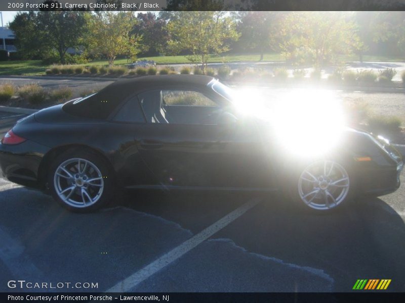 Black / Black 2009 Porsche 911 Carrera Cabriolet