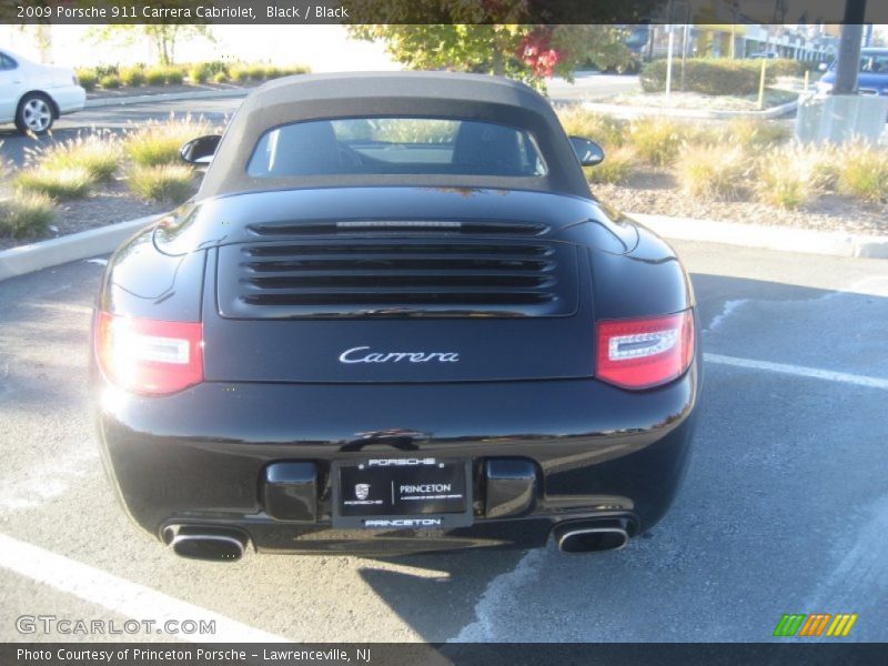 Black / Black 2009 Porsche 911 Carrera Cabriolet