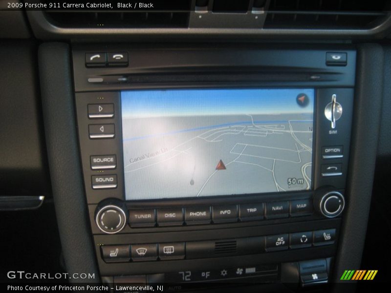 Navigation of 2009 911 Carrera Cabriolet