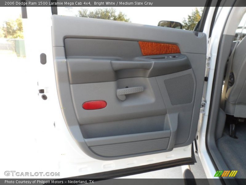 Bright White / Medium Slate Gray 2006 Dodge Ram 1500 Laramie Mega Cab 4x4