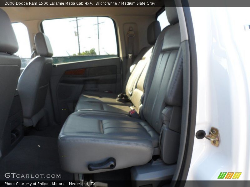 Bright White / Medium Slate Gray 2006 Dodge Ram 1500 Laramie Mega Cab 4x4