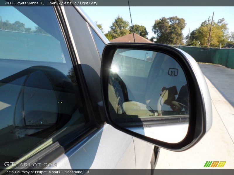 Silver Sky Metallic / Light Gray 2011 Toyota Sienna LE