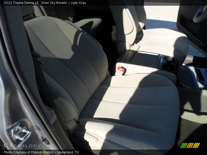 Silver Sky Metallic / Light Gray 2011 Toyota Sienna LE