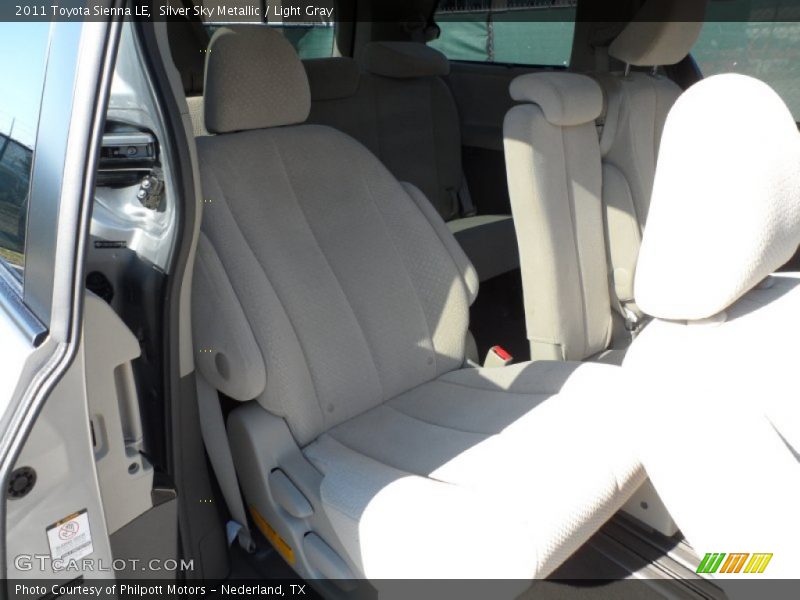 Silver Sky Metallic / Light Gray 2011 Toyota Sienna LE
