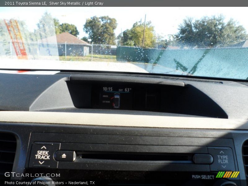 Silver Sky Metallic / Light Gray 2011 Toyota Sienna LE