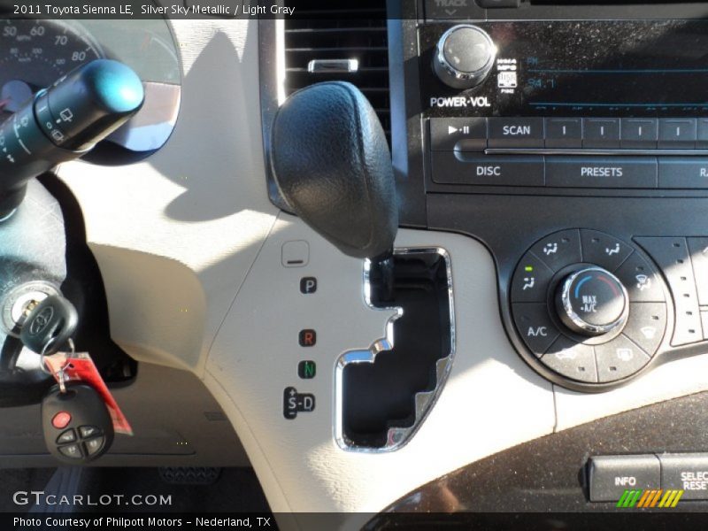 Silver Sky Metallic / Light Gray 2011 Toyota Sienna LE