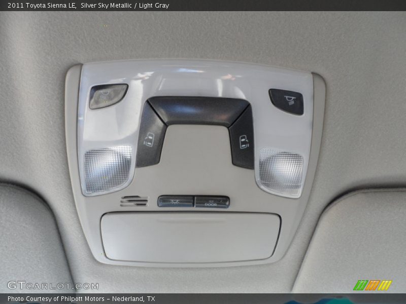Silver Sky Metallic / Light Gray 2011 Toyota Sienna LE