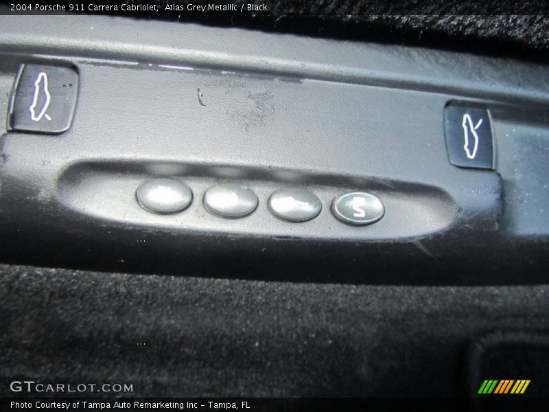 Atlas Grey Metallic / Black 2004 Porsche 911 Carrera Cabriolet