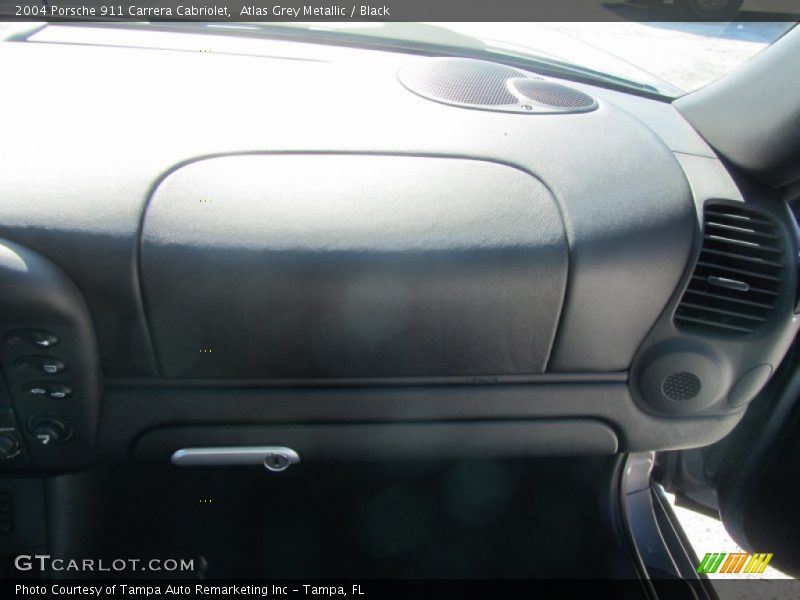 Atlas Grey Metallic / Black 2004 Porsche 911 Carrera Cabriolet