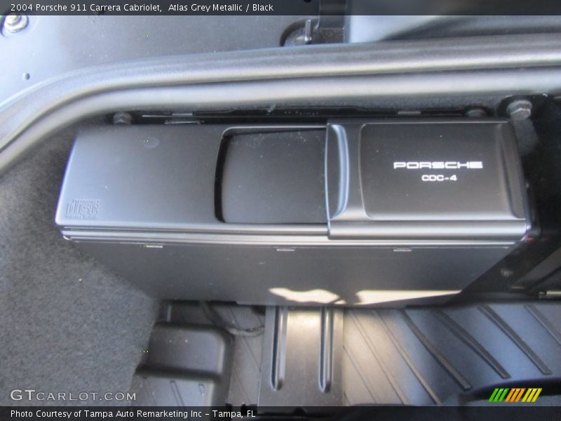 Atlas Grey Metallic / Black 2004 Porsche 911 Carrera Cabriolet