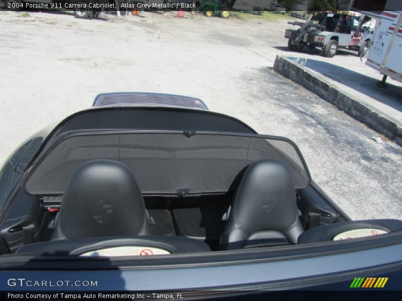 Atlas Grey Metallic / Black 2004 Porsche 911 Carrera Cabriolet