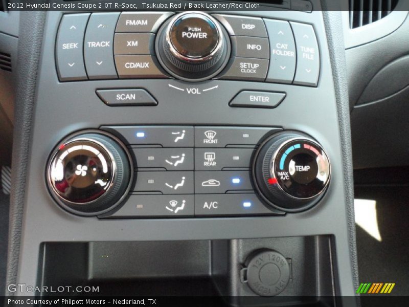 Controls of 2012 Genesis Coupe 2.0T R-Spec