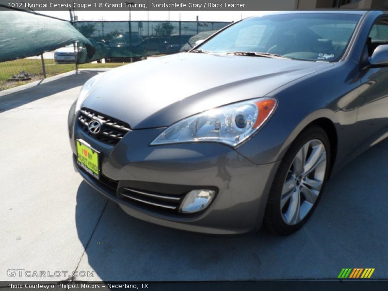 Nordschleife Gray / Black Leather 2012 Hyundai Genesis Coupe 3.8 Grand Touring