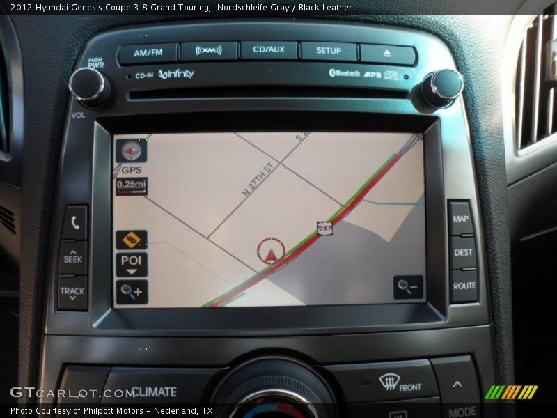 Navigation of 2012 Genesis Coupe 3.8 Grand Touring