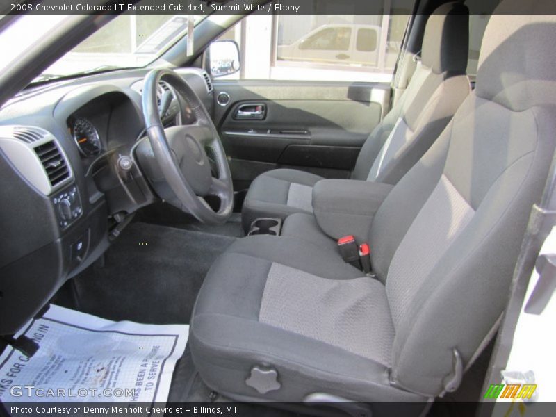 Summit White / Ebony 2008 Chevrolet Colorado LT Extended Cab 4x4
