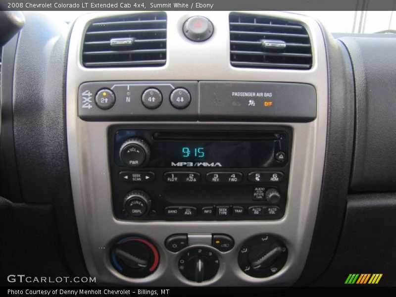 Controls of 2008 Colorado LT Extended Cab 4x4