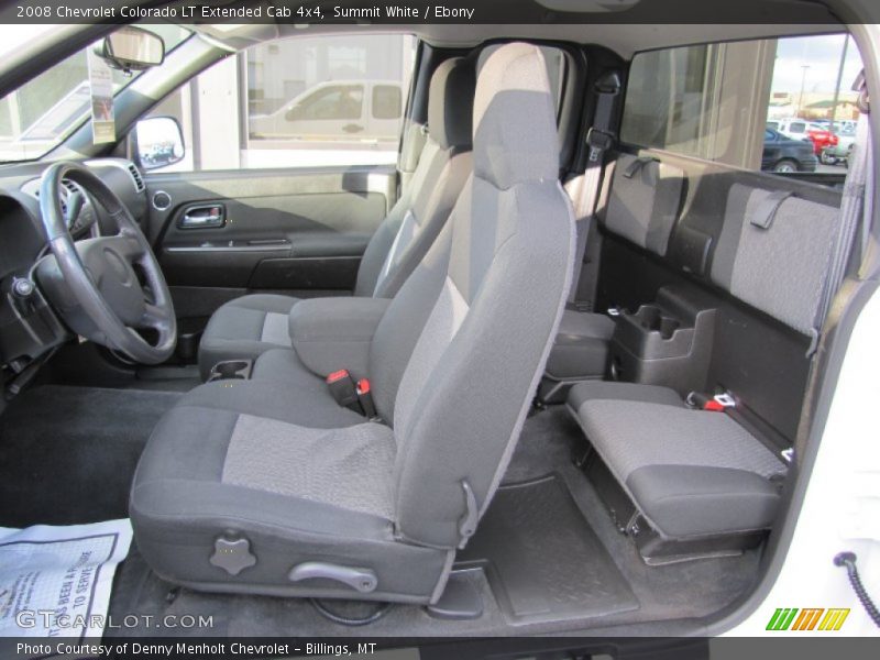  2008 Colorado LT Extended Cab 4x4 Ebony Interior