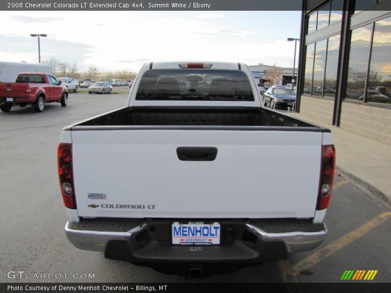 Summit White / Ebony 2008 Chevrolet Colorado LT Extended Cab 4x4