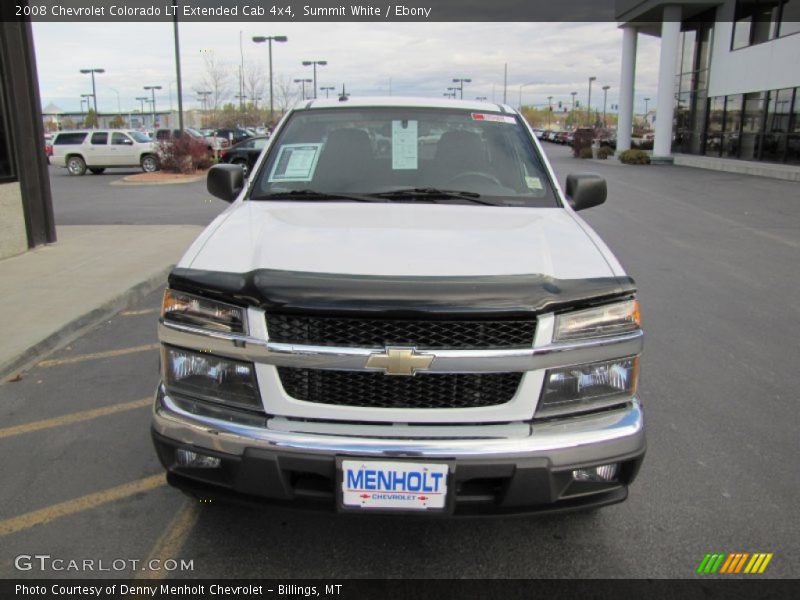 Summit White / Ebony 2008 Chevrolet Colorado LT Extended Cab 4x4