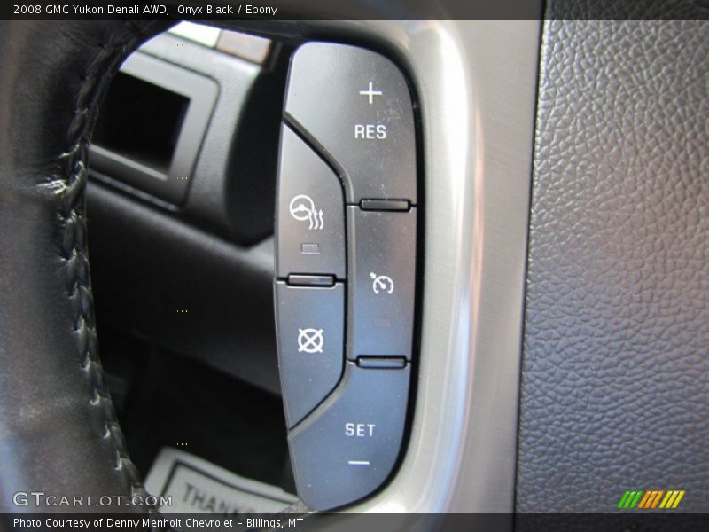 Onyx Black / Ebony 2008 GMC Yukon Denali AWD