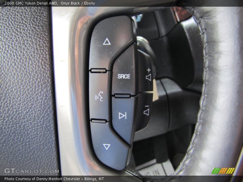 Onyx Black / Ebony 2008 GMC Yukon Denali AWD