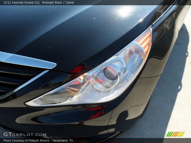 Midnight Black / Camel 2012 Hyundai Sonata GLS